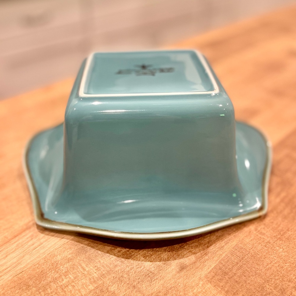 Southern Living at Home Tuscan Everyday Baker Square Baking Dish Turquoise Teal - Picture 3 of 6